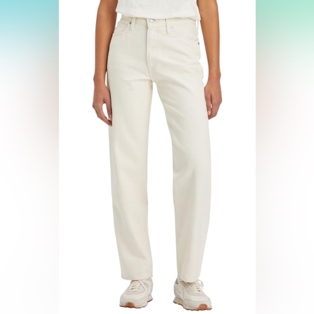 Levi 94 baggy off-white jean